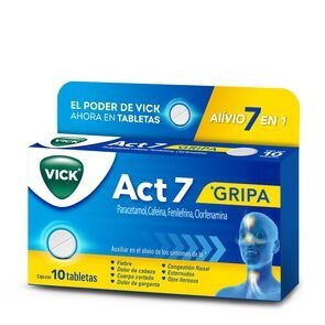 Act 7 500Mg/5Mg/4Mg/25Mg 10 Tabs