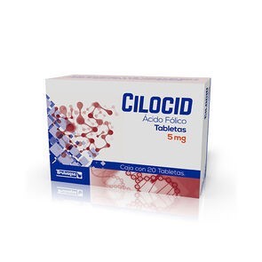 Cilocid Acido Folico 5Mg 20 Tabs