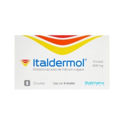 Italdermol 600Mg/740Mg 6 Óvulos