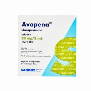 Avapena 20Mg 5 Amp X 2Ml