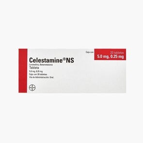 Celestamine Ns 50Mg/0.25Mg 20 Tabs