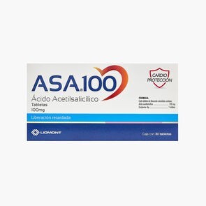 Asa 100mg 30 tabs