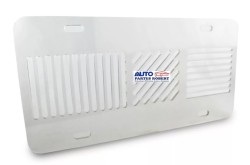 CUBRE PLACA ACRILICO RAYADO TRANSPARENTE AUTOMOTRIZ 1 PIEZA MEDIDAS 15.2CMX30CMX0.02MM OEM. CPRT