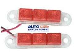 ESTROBO LED 3 LED COLOR ROJO LA-78R IDEAL PARA MOTOCICLETA O MOTONETA