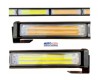 ESTROBO LED COB 4 PIEZAS DIFERENTES FUNCIONES EN COLOR BLANCO Y AMARILLO OEM. STR18WY