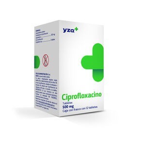 Yza Ciprofloxacino 500Mg 12 Tabs