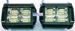 FARO LED DUALLY CON 12 LED SECCIONADOS MUY POTENTES DE ALTA ILUMINACION CON FUNCION FIJA Y ESTROBO EXCELENTE PARA USO RUDO FAL38