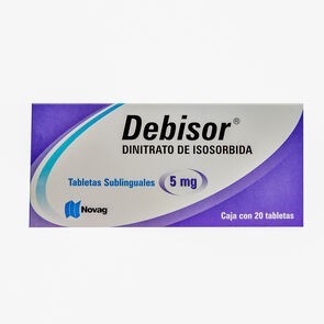Isosorbida Sublingual 5Mg 20 Tabs