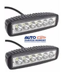FARO LED RECTANGULAR CON 6 HYPERLED 3 WATS 12V FA-LH106