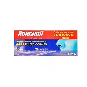 Ampamil 50Mg/3Mg/300Mg 24 Caps