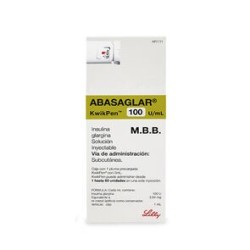 Abasaglar Kwikpen 100U/Ml 1 Pluma