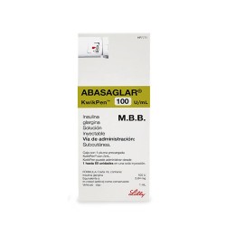 Abasaglar Kwikpen 100U/Ml 1 Pluma