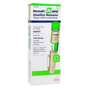 Humulin Nph Kwikpen 100Ui 1 Pluma
