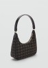 Bolso hombro estampado logo