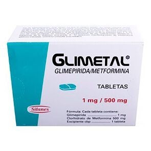 Glimetal 500Mg/1Mg 32 Tabs