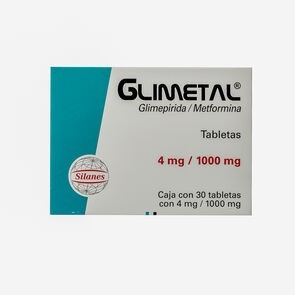 Glimetal 4Mg/1000Mg 30 Tabs