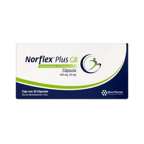 Norflex Plus Gb 450Mg/35Mg 30 Caps