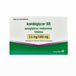 Kombiglyze Xr 2.5Mg/1000Mg 28 Tabs