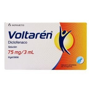 Voltaren Solucion Inyec 75Mg 5 Iny X 3Ml
