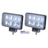 FAROS LED RECTANGULARES 15X9 CON AUMENTO TIPO LUPA ALTA ILUMINACION COLOR BLANCO OEM. FAL24WL-SAI