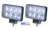 FAROS LED RECTANGULARES 15X9 CON AUMENTO TIPO LUPA ALTA ILUMINACION COLOR BLANCO OEM. FAL24WL-SAI