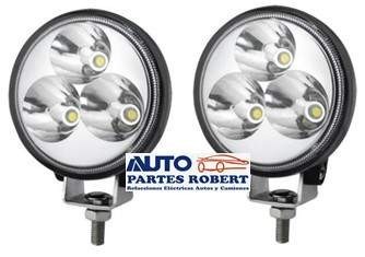 FAROS LED REDONDOS CHICOS 3 HYPERLED JUEGO 2 PIEZAS