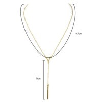 collar triángulo con barra