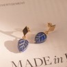 Arete Leaf chico