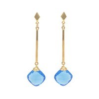 Arete Sarah azul electrico