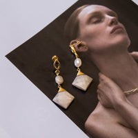 Aretes Ella Blanca