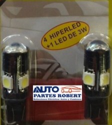 FOCO LED 158 4 HYPERLET CON LUPA BLANCO GUFA3052