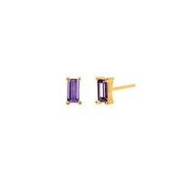 Arete mini Baguette lavanda