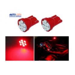 FOCO LED 158 7 LED COLOR ROJO JUEGO 2 PIEZAS EXCELENTE ILUMINACION OEM.