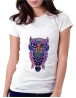 PLAYERA CUELLO REDONDO BLANCA CON SUBLIMACIÓN AL F...