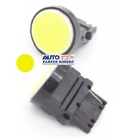 FOCO LED 3157 COLOR AMBAR 2 FILAMENTOS O FUNCIONES COB PLANO