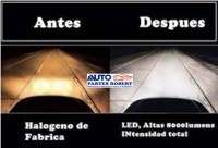 FOCO LED H11 H9 H8 JUEGO 2 PZ 6000K 3800LMS