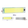 LAMPARA LED LUZ INTERIOR UNIVERSAL CON 96 LED Y BOTON ON OFF EXCELETNE CALIDAD DE ILUMINACION 12 Y 24 VOLTS MEDIDAS LARGO 24.5 C