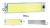 LAMPARA LED LUZ INTERIOR UNIVERSAL CON 96 LED Y BOTON ON OFF EXCELETNE CALIDAD DE ILUMINACION 12 Y 24 VOLTS MEDIDAS LARGO 24.5 C