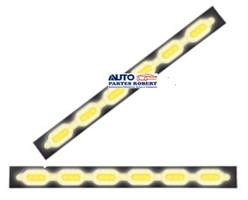 LUZ LED RIGIDA LUZ FIJA BLANCA Y DIRECCIONAL AMBAR