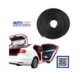 MOLDURA UNIVERSAL PARA PUERTAS AUTO CERVATIN COLOR NEGRO OEM. OEM.