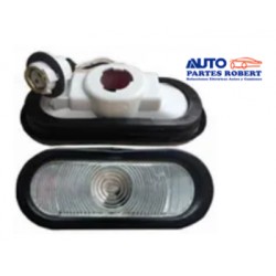 PLAFON LATERAL OVALADO AHULADO EMBUTIDO COLOR BLANCO OEM. UNIVERSAL 109