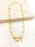 Cadena Irregular Broche T Acero
