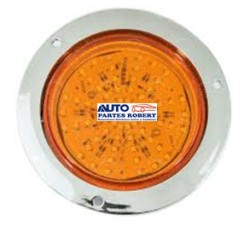 PLAFON LED REDONDO COLOR AMARILLO CON 66 FOCOS LED REALIZA 4 FUNCIONES DIFERENTES 4 " PULGADAS O 10CM CIRCUNFERENCIA PARA ATORNI