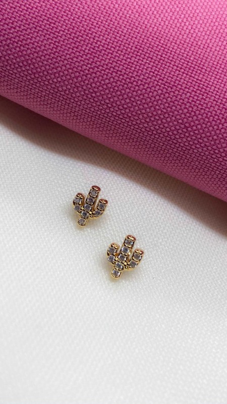 Aretes 24 Cactus Zirconia