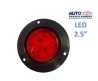 PLAFON LED REDONDON 2.5 PULGADAS COLOR ROJO TRACTOLAMP EXCELENTE CALIDAD OEM.