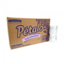 TOALLA INTERDOBLADA PETALO 20/150 92203 / 92114