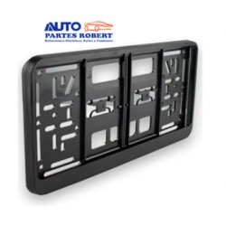 PORTA PLACA UNIVERSAL BASE PARA SUJETAR LA PLACA SOBRE LA FACIA DELANTERA O TRSERA MUY FACIL DE INSTALAR OEM.