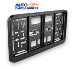 PORTA PLACA UNIVERSAL BASE PARA SUJETAR LA PLACA SOBRE LA FACIA DELANTERA O TRSERA MUY FACIL DE INSTALAR OEM.
