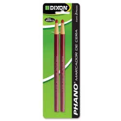 Marcador de Cera Dixon Phano Rojo 2 Piezas 1/2 20974