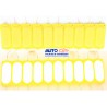 TIRA LED OAVALADA COLOR AMARILLA EXCELENTE ILUMINACION MEDIDA 8.5X3.5 12 VOLTS OEM. MODULO 29Y